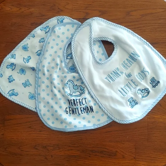Baby Boy Bibs - Picture 1 of 5